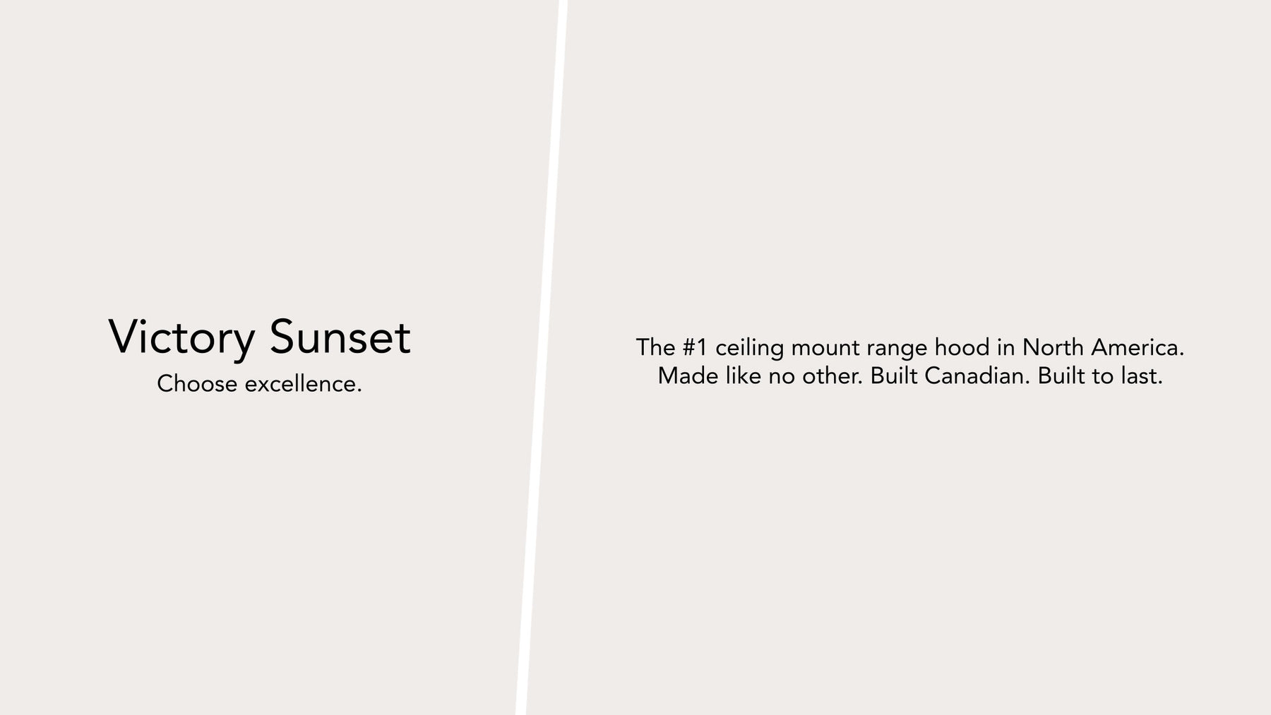What is a Flush Ceiling Mount Range Hood? Why Victory Sunset?