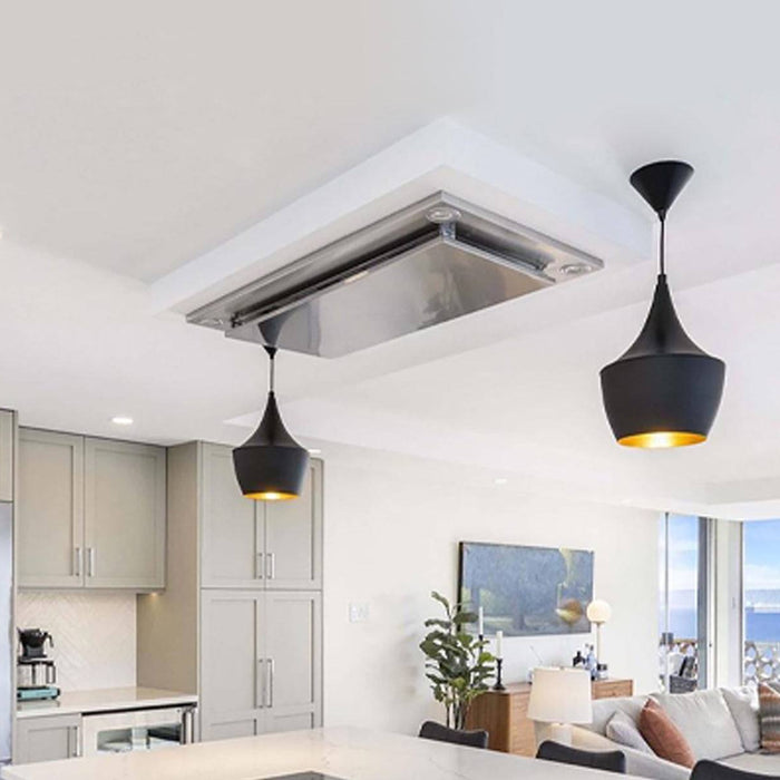 ceiling mount range hood