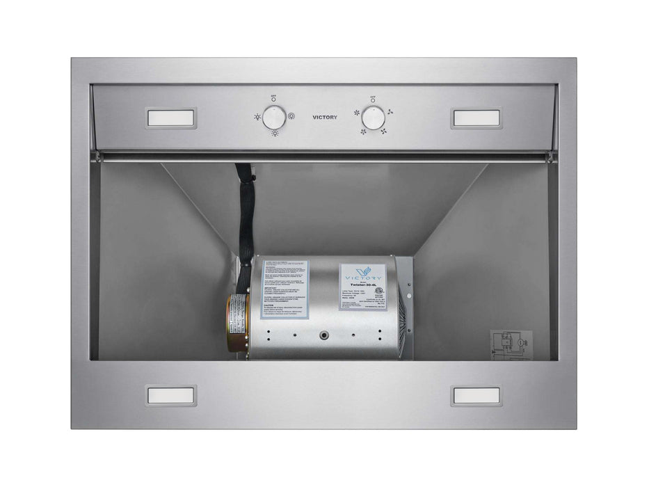 30 Inch 750 CFM Wall Mount Range Hood - VICTORY Twister