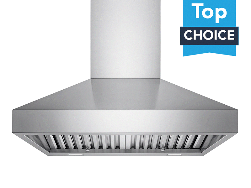 Victory Twister 30 inch wall mount range hood in stainless steel with professional baffle filters