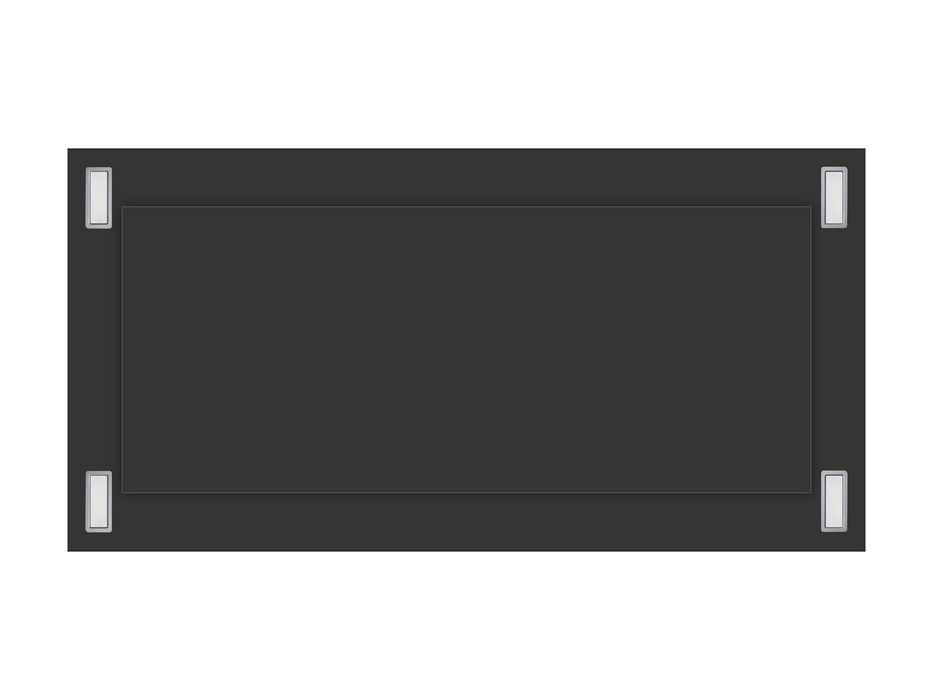 600 CFM Black Flush Ceiling Mount Range Hood - VICTORY Sunset