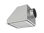 6 Inch Duct Recirculation ceiling kit with charcoal and HEPA filter for range hoods