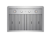 Close-up of the Victory Elegant underside highlighting dual dimmable LED lights and precision-machined mechanical rotary knobs