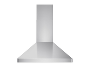 VICTORY Elegant 36-inch stainless steel range hood featuring a seamless front face and modern chimney design