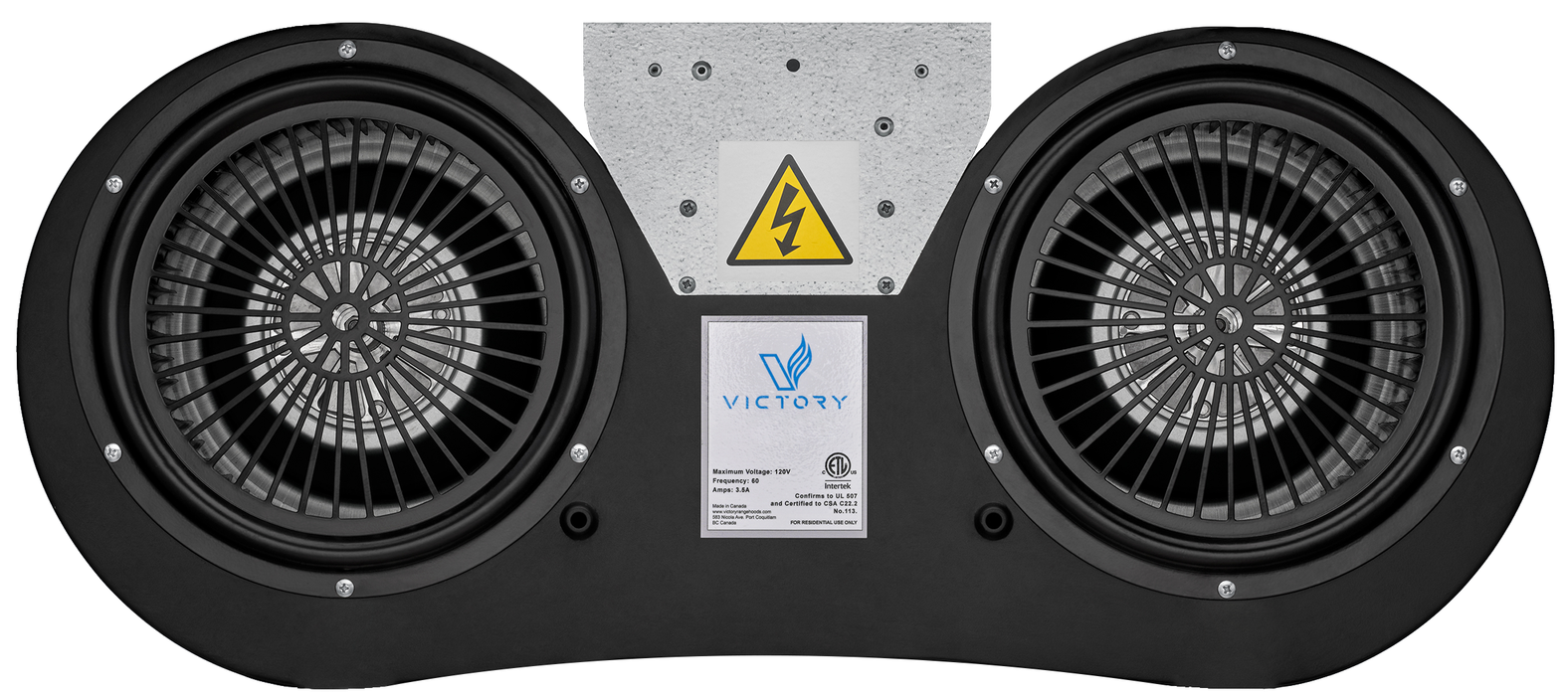 Double Blower 900 CFM for VICTORY Hoods
