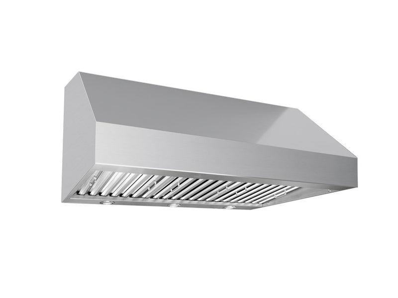 48 inch 1200 CFM stainless steel Cabinet Range Hood - VICTORY Hurricane with LED lights and dishwasher safe filters