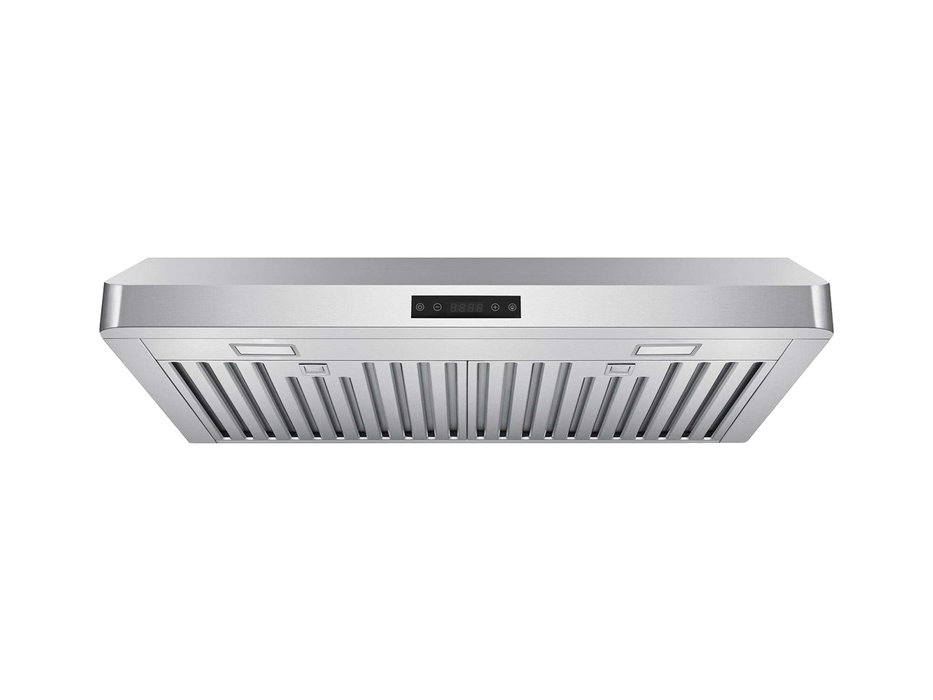 30 Inch 600 CFM Under Cabinet Range Hood with Touch Controls - VICTORY Luna