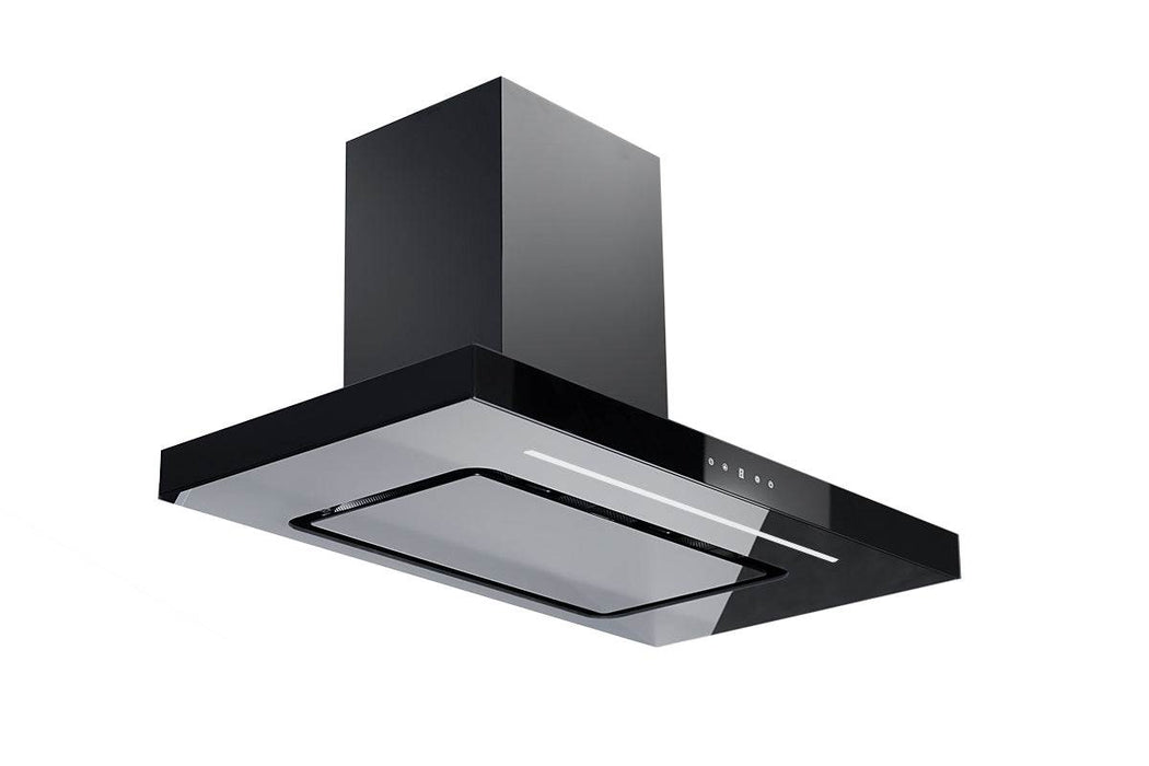 36 Inch 600 CFM Black Wall Mount Range Hood - VICTORY SV400Z-BK