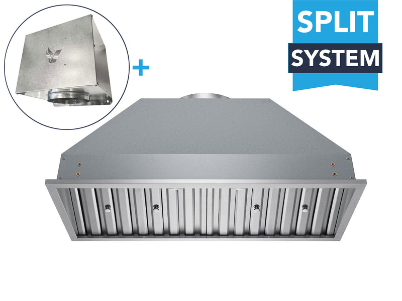 Victory Q2 30 Inch Range Hood Insert with remote blower – ultra-quiet, Canadian-made, dishwasher-safe baffle filters for powerful and easy-to-clean kitchen ventilation