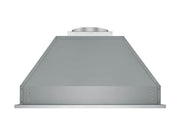 Front view of the Victory Q2 36 inch range hood insert featuring a sleek stainless steel finish and built-in design.