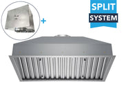 Victory Q5 30 inch range hood insert with stainless steel baffle filters and remote blower for quiet and efficient ventilation