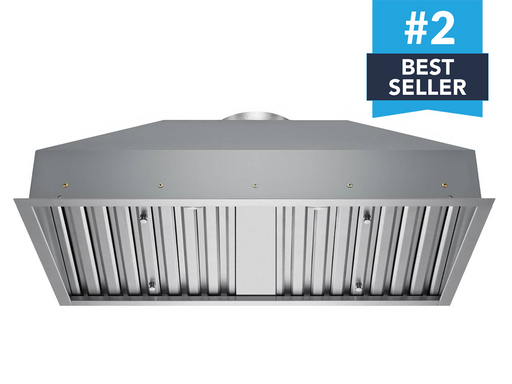 36 Inch 750 CFM stainless steel range hood insert with LED lights and metal blower