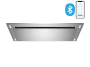 wireless flush ceiling mount range hood