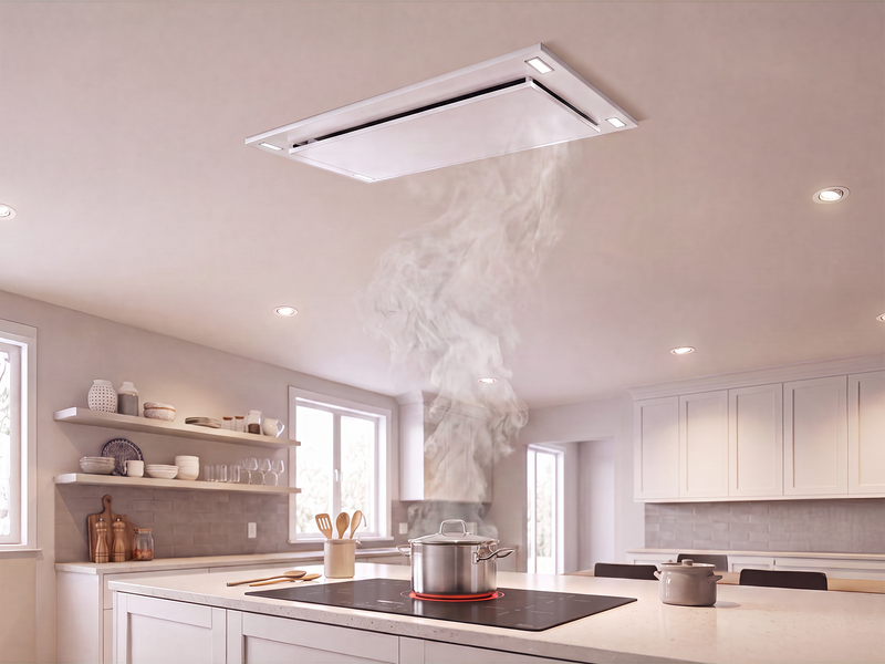 600 CFM WIRELESS Flush Ceiling Mount Range Hood - VICTORY Sunset (Bluetooth)