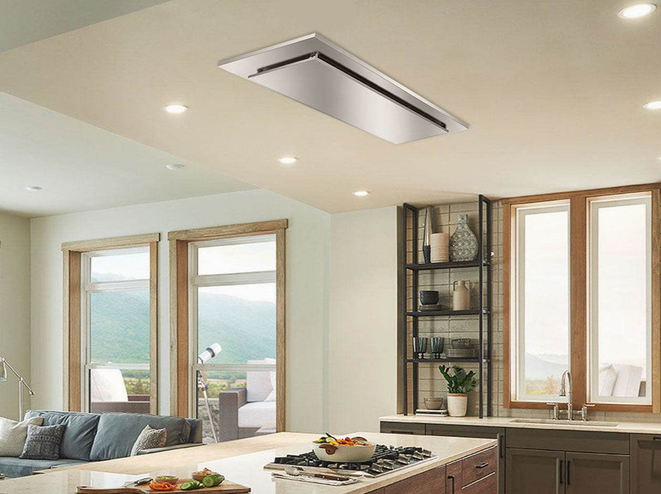 flush mounted ceiling vent hood from victory range hoods