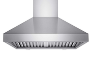 60 inch 1200 CFM wall mount range hood with stainless steel filters and dimmable LED lights