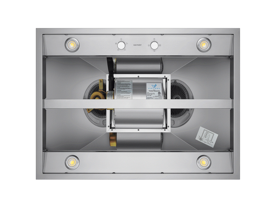 42 Inch Island Range Hood 750 CFM - VICTORY Twister Island