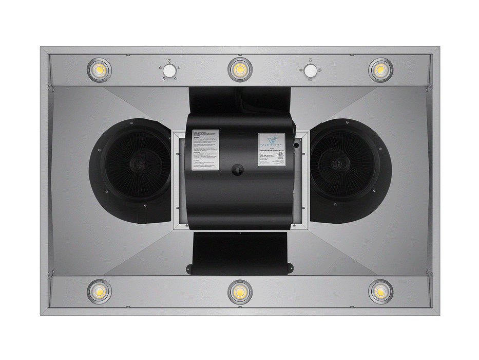 42 Inch Island Range Hood 1200 CFM - VICTORY Twister MAX Island