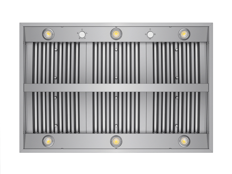 48 Inch Island Range Hood 1200 CFM - VICTORY Twister MAX Island