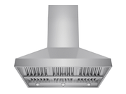 42 Inch Island Range Hood with 1200 CFM blower and stainless steel filters