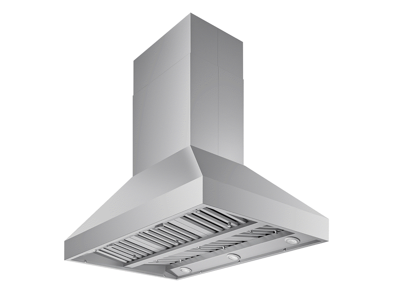 48 Inch Island Range Hood 1200 CFM - VICTORY Twister MAX Island