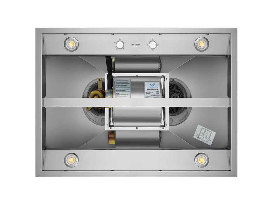 42 Inch Island Range Hood 750 CFM - VICTORY Twister Island