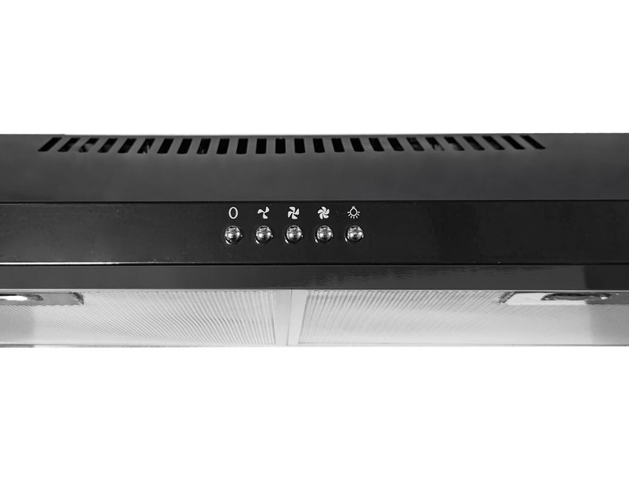 Black 36 Inch Under Cabinet Range Hood 400 CFM - Victory UC400-BK