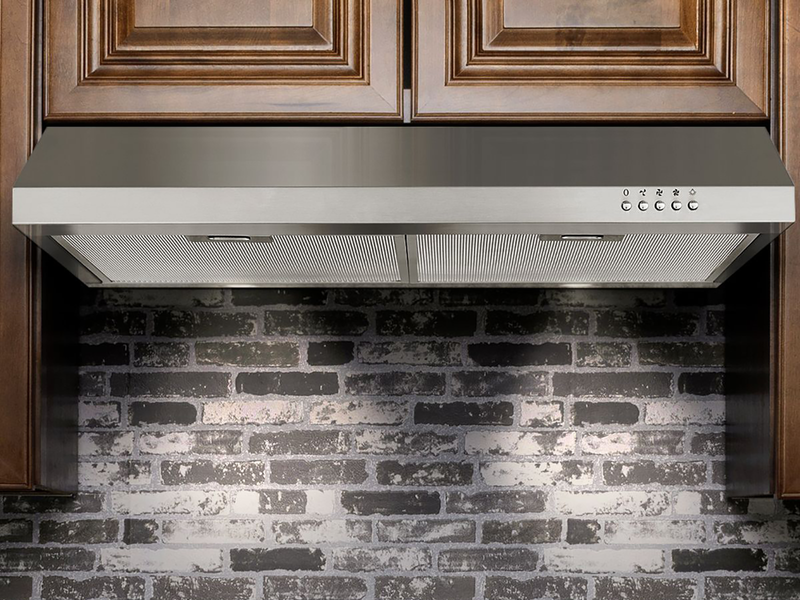 Hotte de cuisinière sous armoire de 30 pouces 350 CFM - Victory UC400