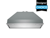 30 Inch 700 CFM stainless steel range hood insert with LED lights and dishwasher safe filter