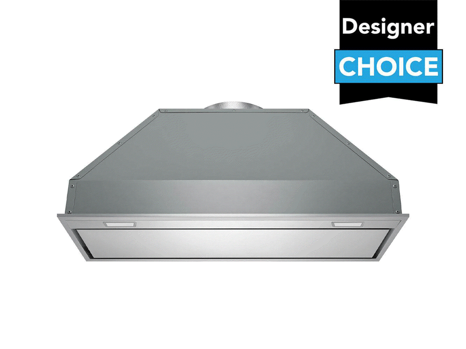 30 Inch 700 CFM stainless steel range hood insert with LED lights and dishwasher safe filter