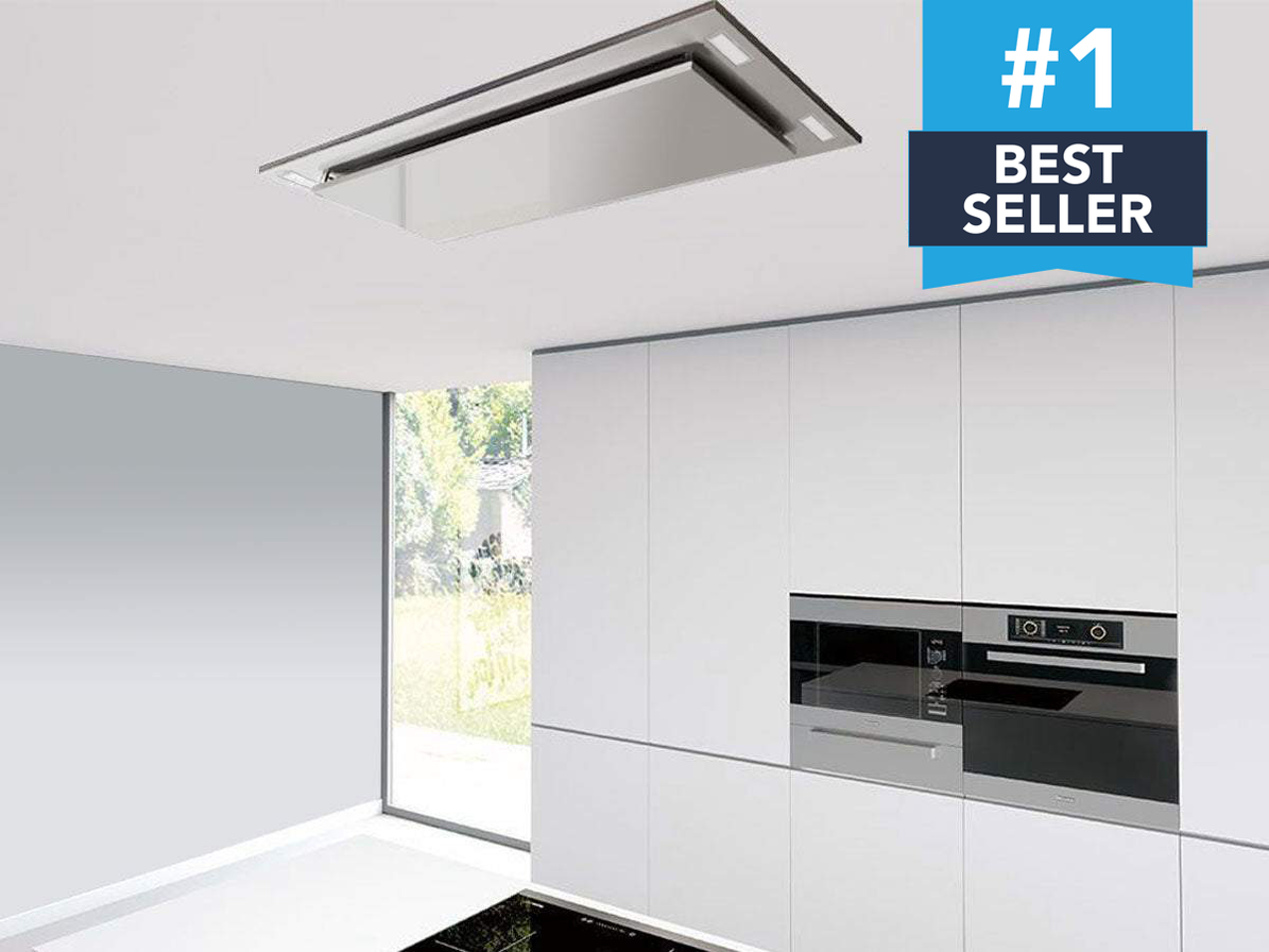 Range Ceiling Protector Ceiling Mount Range Hood 600 CFM, VICTORY Sunset for 30