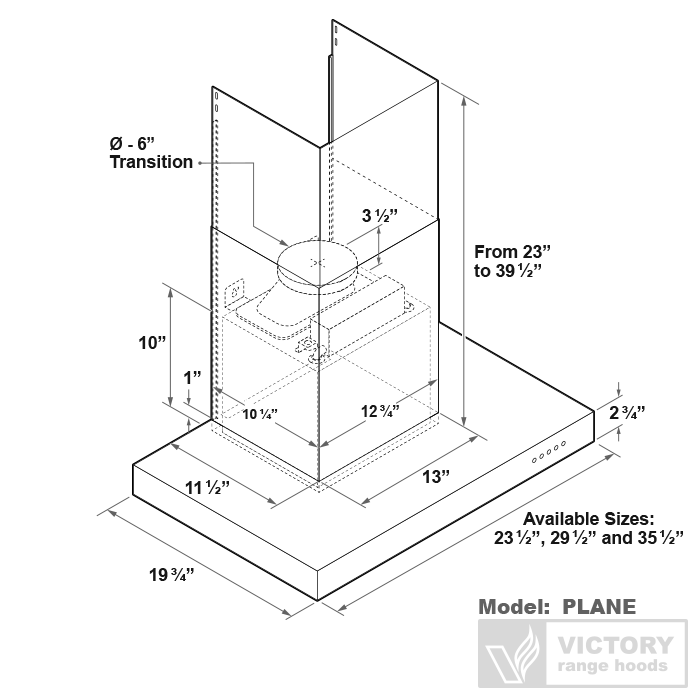 Wall Mount Range Hood