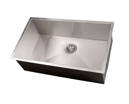 30" Single Bowl Under-Mount Sink - KS109