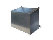 1000 CFM outdoor wall blower unit in black metal housing