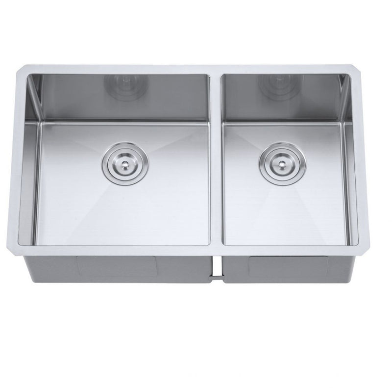 33" Double Bowl Under-Mount Sink - KS522